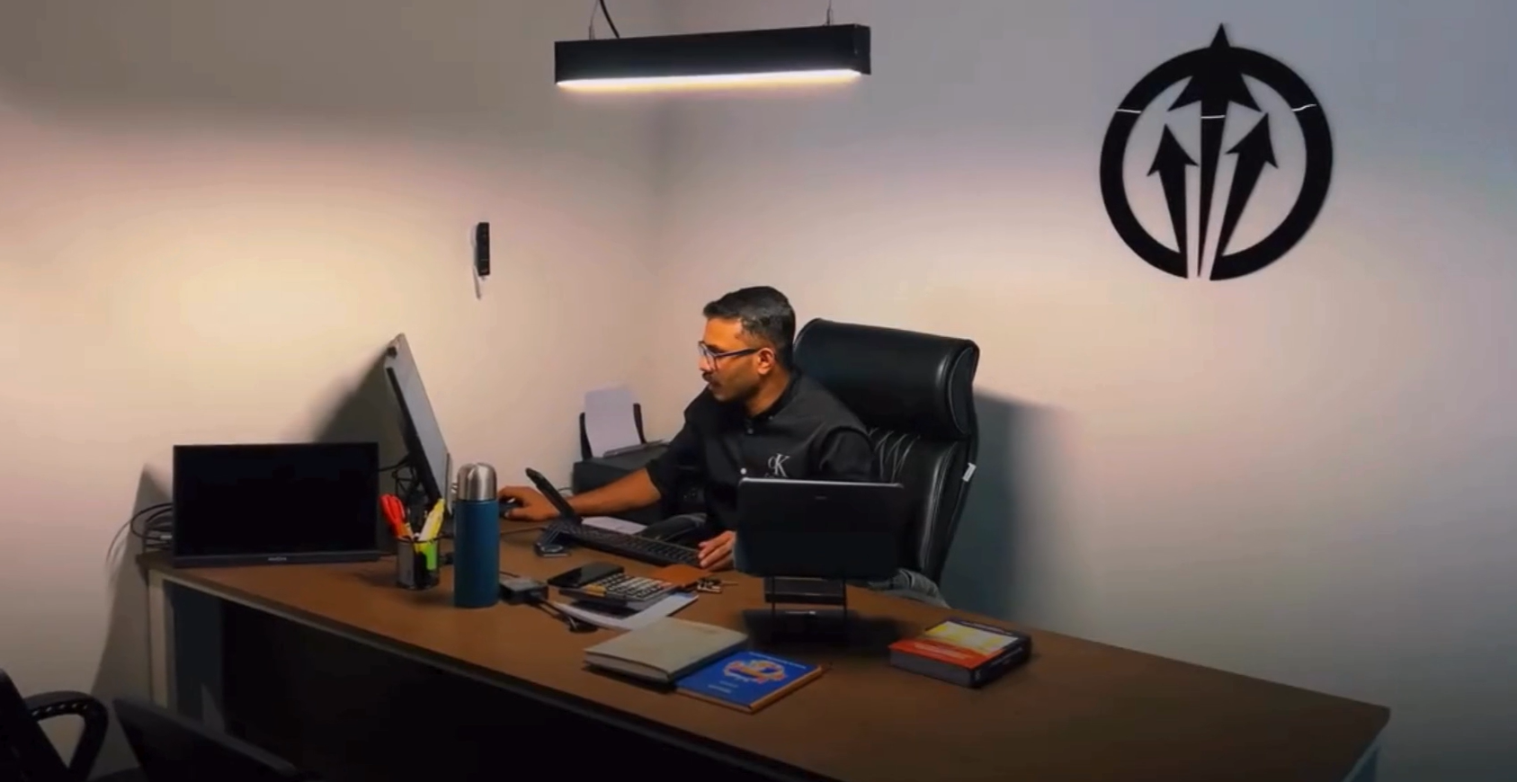 Professional accountants reviewing financial data